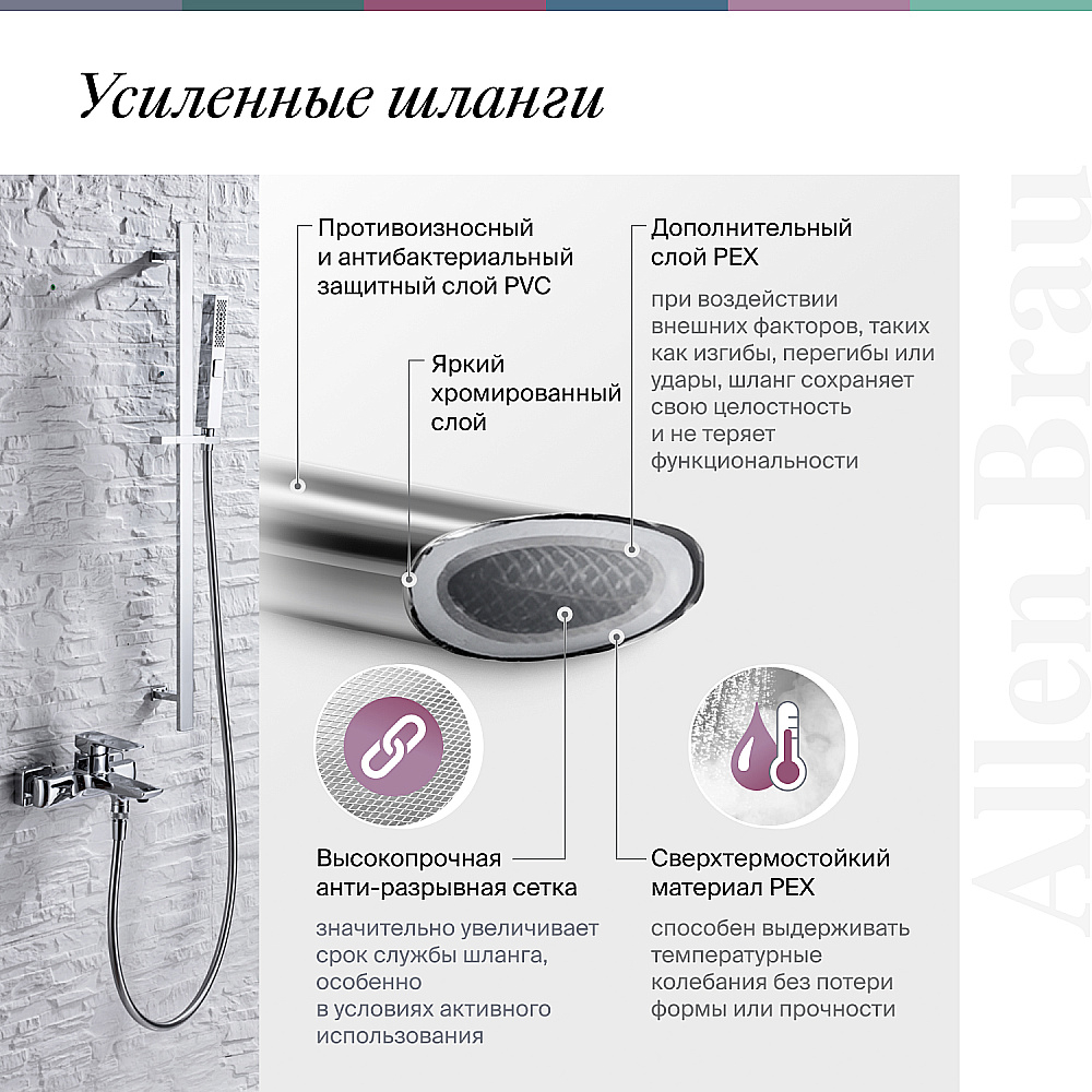 Гигиенический душ Allen Brau Liberty 5.33005-MG графит брашированный