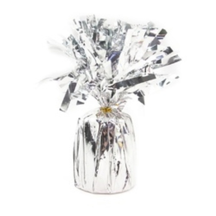 Грузик для шара, Конус, Серебро, Металлик 140 гр. 1 шт.