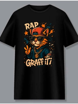 Футболка с принтом граффити