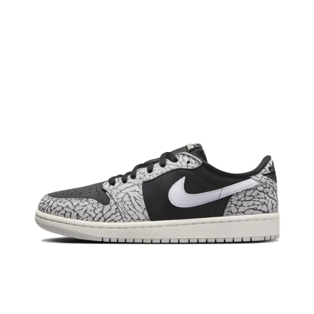 Женские кроссовки Air Jordan 1 Retro Low OG 'Black Cement' CZ0775-001