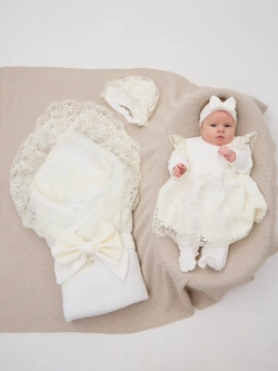 Конверт на выписку новорожденного весна