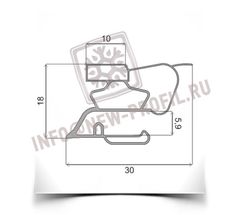 Уплотнитель для холодильника Zanussi ZRB 330WO м.к 700*570 мм (022)