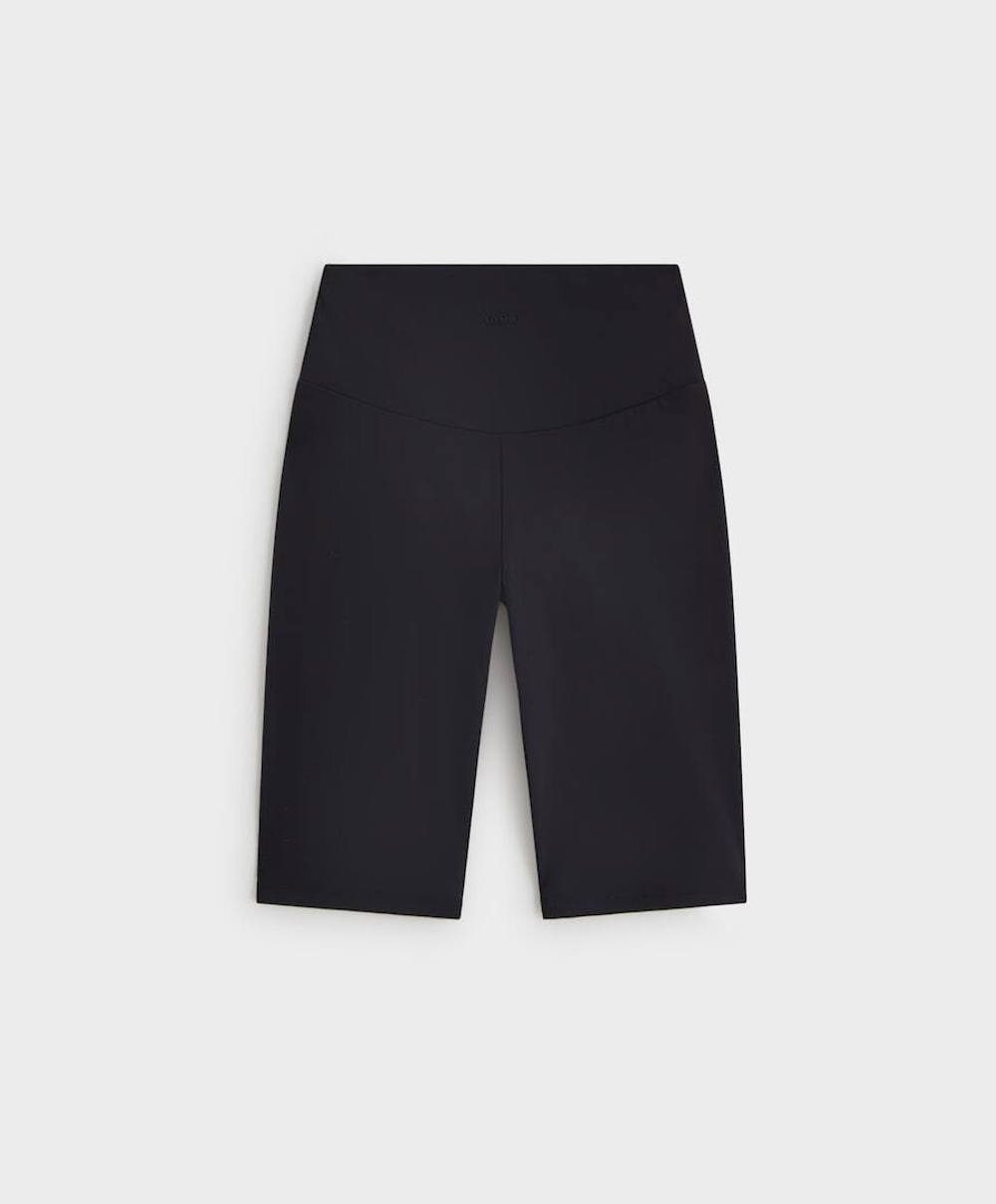 OYSHO Легинсы-велосипедки Comfortlux с высокой посадкой длиной 25 см, черный