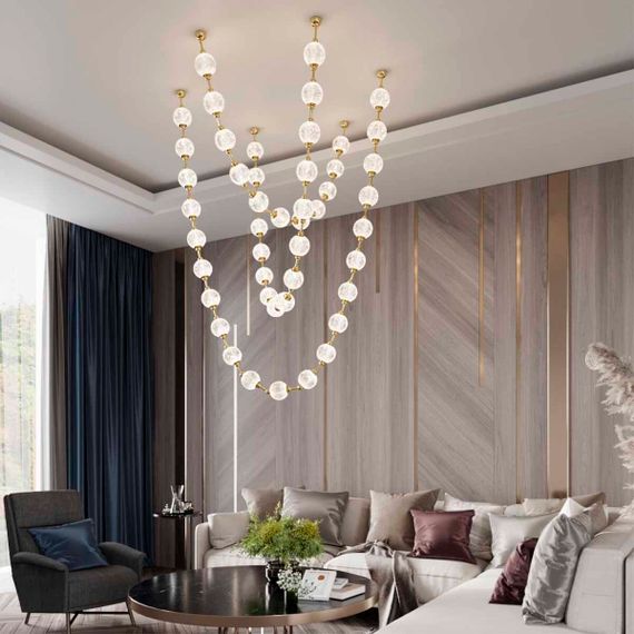 Подвесной светодиодный светильник Odeon Light Crystal 5008/192L