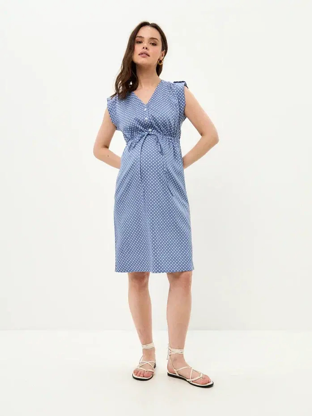 Платье-рубашка "Горсия" для беременных и кормящих мам