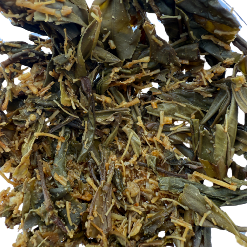 Шен Пуэр. Пластинка с корнем Жень шеня. 5 шт. 25 г.