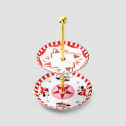 Этажерка для десертов Farforite «Цирковое представление» в подарочной коробке