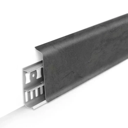 Плинтус напольный ПВХ "Деконика" 548 Лофт серый 2200х70х21 мм