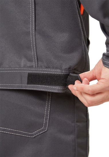 Костюм "Рольф" полукомбинезон (т.серый/черный)