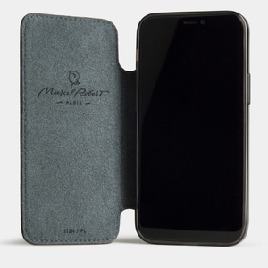 Чехол Benoit для iPhone 12 Mini из натуральной кожи теленка, зеленого цвета