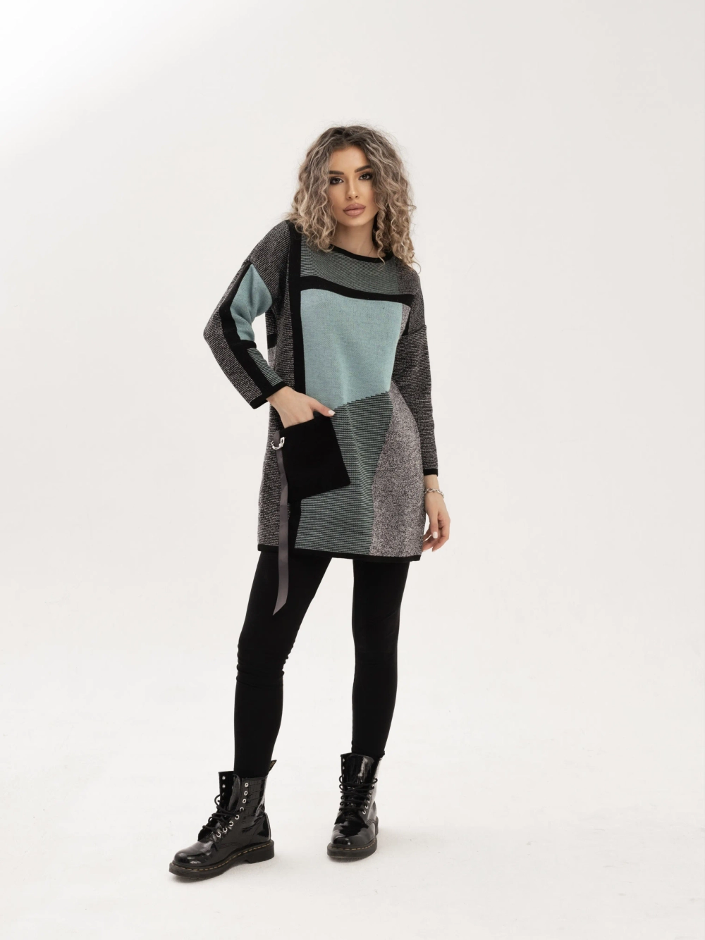 Джемпер К 1226/мята