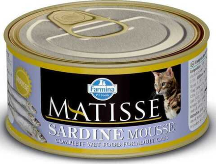 Матисс мусс для кошек с сардинами 85 г