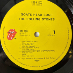 Винтажная виниловая пластинка LP The Rolling Stones Goats Head Soup (Japan 1979) (Obi) (Heartbreaker)