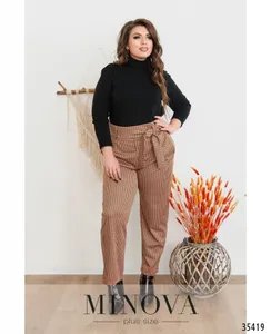 Брюки 735-1-рыжий Minova
