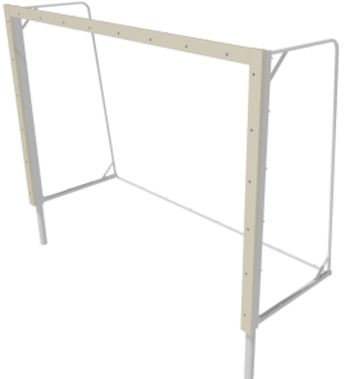 ВОРОТА ГАНДБОЛЬНЫЕ БЕЗ СЕТКИ