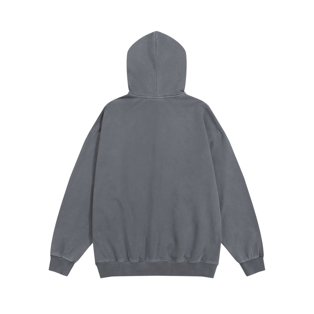 Худи Shadow GARMENT DYED EMB grey