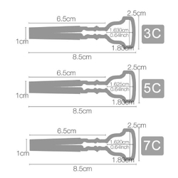 Мундштук для трубы 5C CLASSIC серебристый