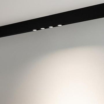 Магнитный трековый светильник 12W 3000K 037330 MAG-ORIENT-KRATER-L195-12W Warm3000 (BK, 25 deg, 48V, DALI) черный Arlight