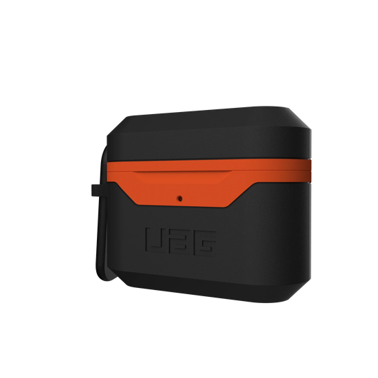 UAG Standard Issue Hard Case 001 for AirPods Pro 1 & 2 Black / Orange (Чёрный / Оранжевый)10243F114097