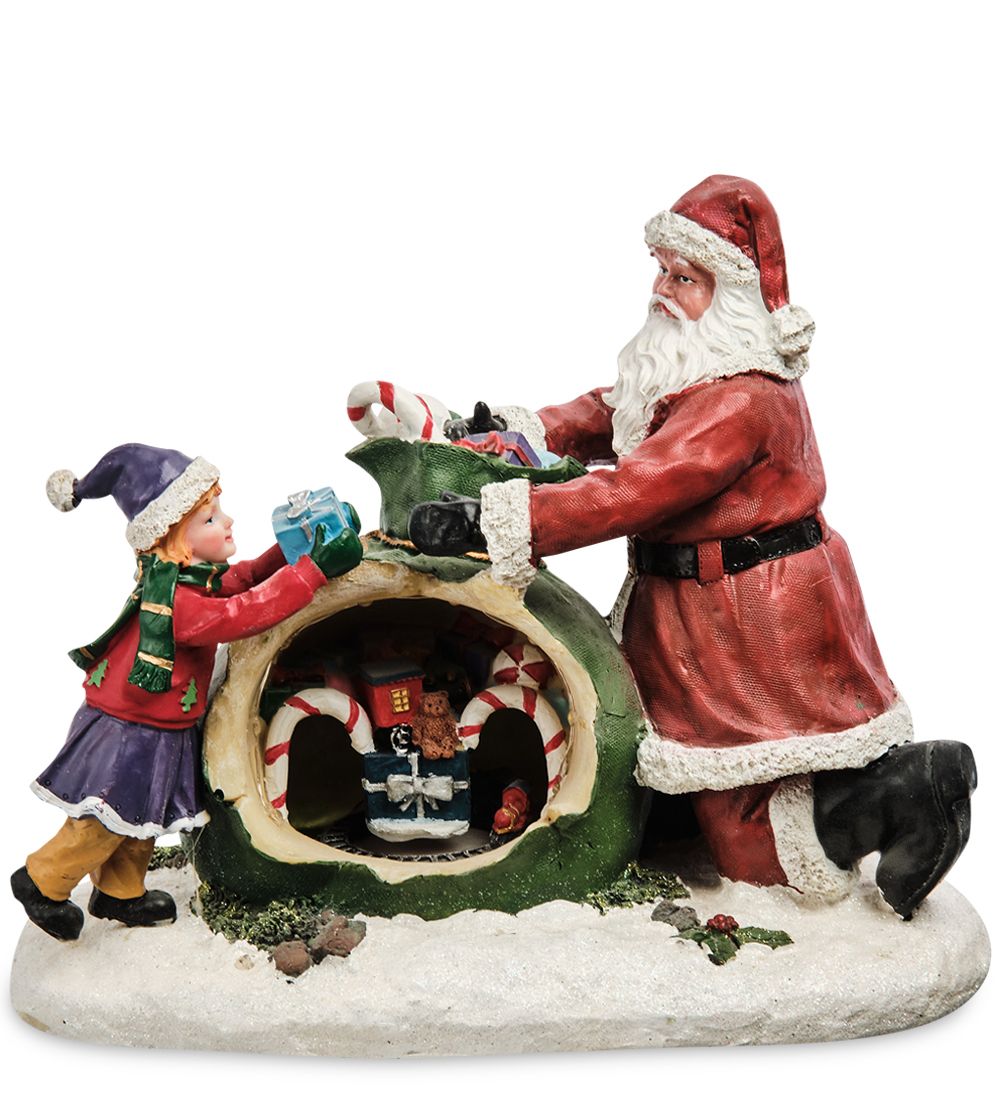 XM-763 Новогодняя миниатюра с подсветкой