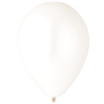 Шар латексный Металлик 25 см (Белый)