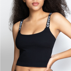 Женский топ черный Opium M-64