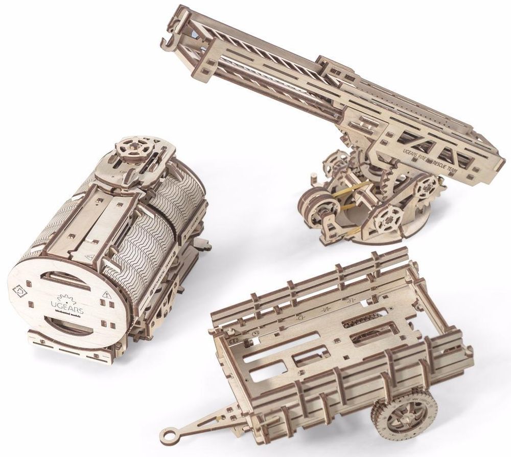 Конструктор 3D-пазл Ugears - Дополнение к грузовику UGM-11