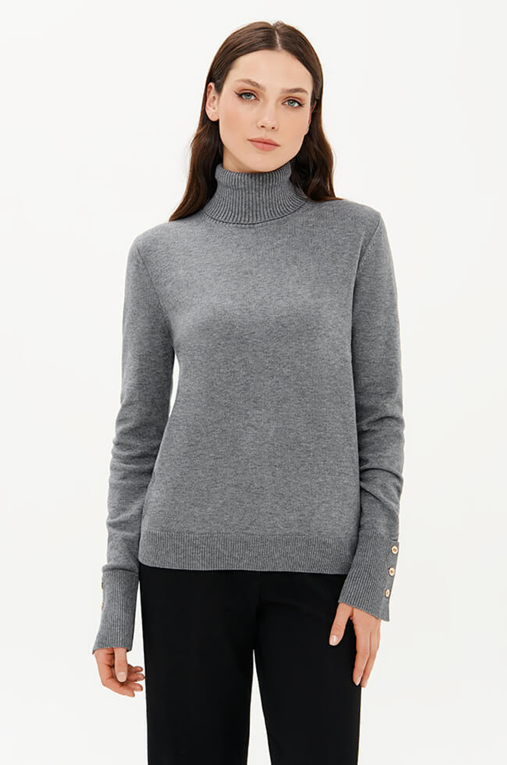 23375 Свитер женский (серый)