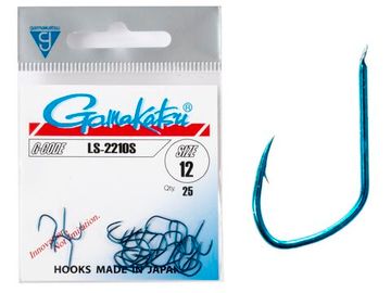 Крючки Gamakatsu LS-2210S HOOKS BLUE разм. 12 25шт.
