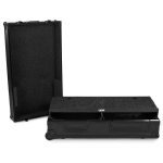 Кейс UDG Ultimate Flight Case Single Turntable Battle/ PLX-CRSS12 & 10"/12" Mixer Black Plus (Laptop Shelf, Trolley & Wheels)