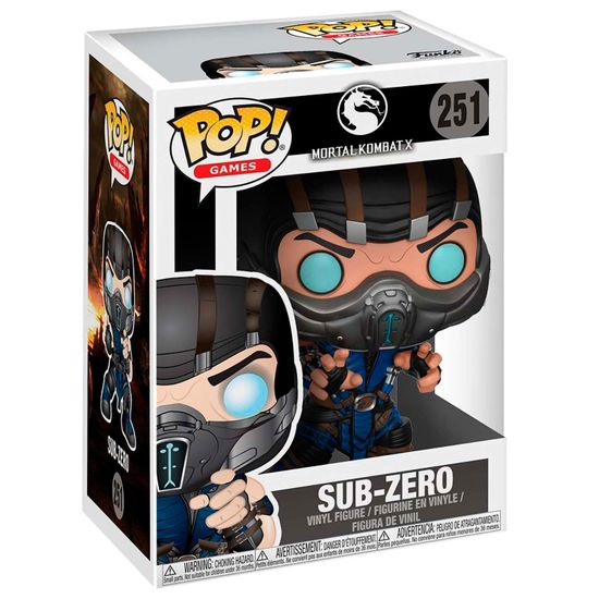 Фигурка Funko POP! Games Mortal Kombat X Sub-Zero (251) 21686 / Фигурка Фанко ПОП! по мотивам игры "Mortal Kombat" Саб-Зиро