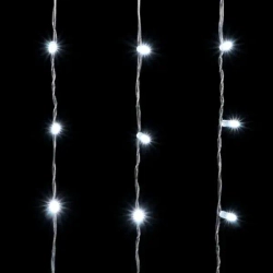 Светодиодный занавес с колпачком 2*3 м., 600 белых LED ламп, прозрачный провод ПВХ, IP65, LTC (PCL602CAP-10-2W)
