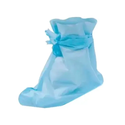 Бахилы стерильные хирургические высокие 50 см плотность 60 на завязках с двойной подошвой