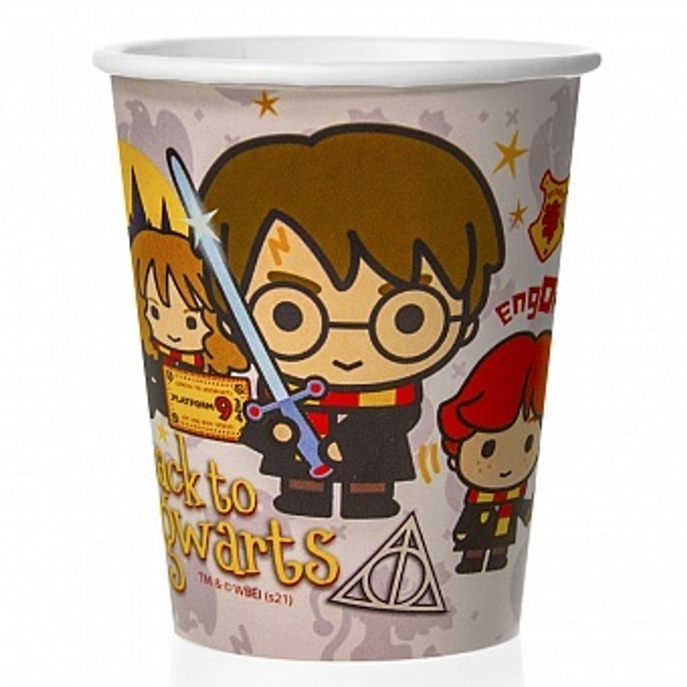 Стаканы (250 мл) Гарри Поттер Чиби 6 шт.