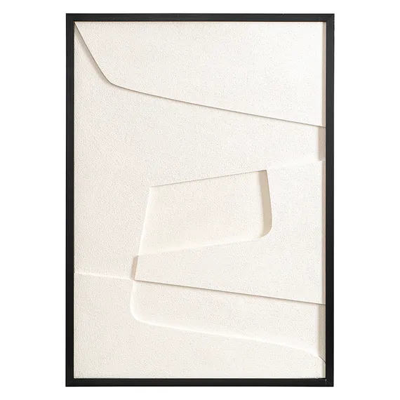 Фактурное панно с эффектом 3D Minimalism, 50х70 см, бежевый