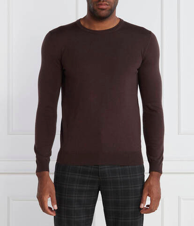 Wełniany свитер San Cedric-M1 HUGO - коричневый(50476832)