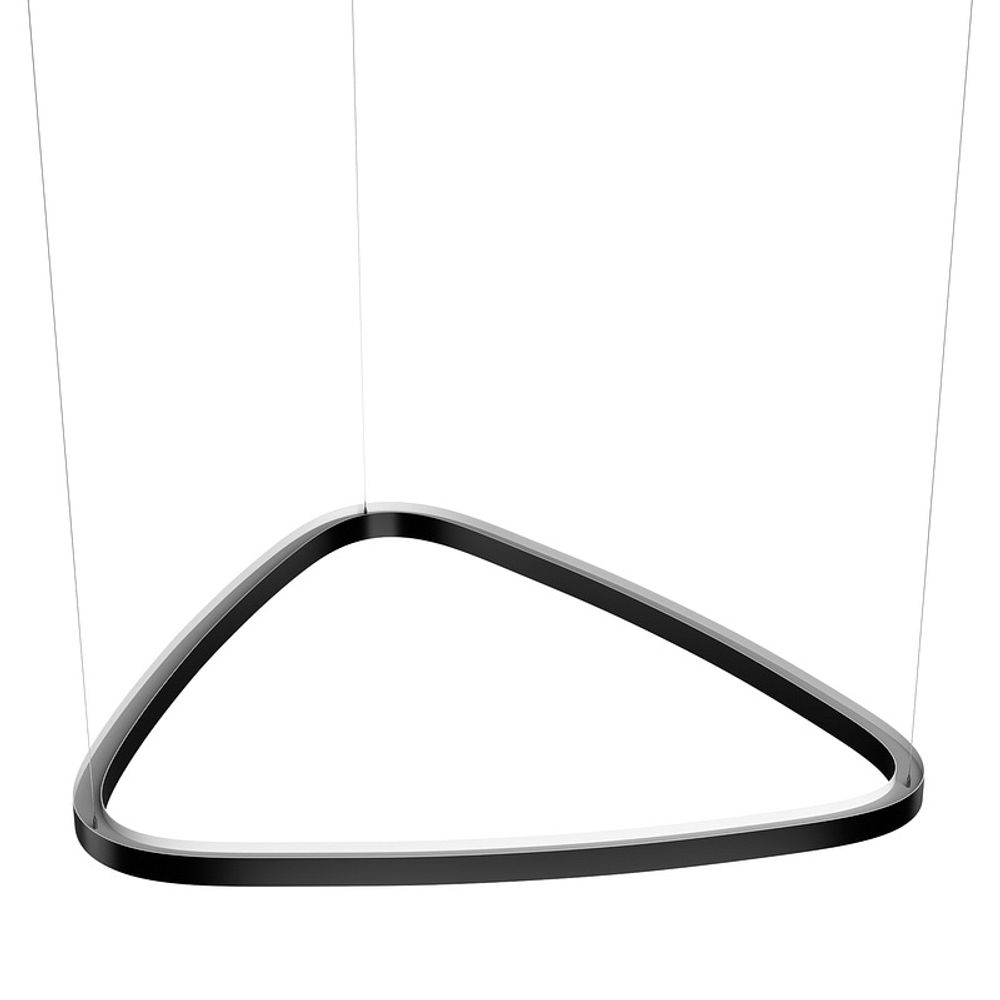 Профильный светодиодный линейный светильник подвесной треугольной формы 90Вт