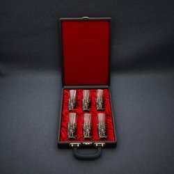 Подарочный набор лафитников "Армия России" 6 шт.