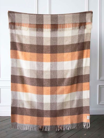 Плед PALANGA 7-01 из шерсти монгольских ягнят AVINAMAS