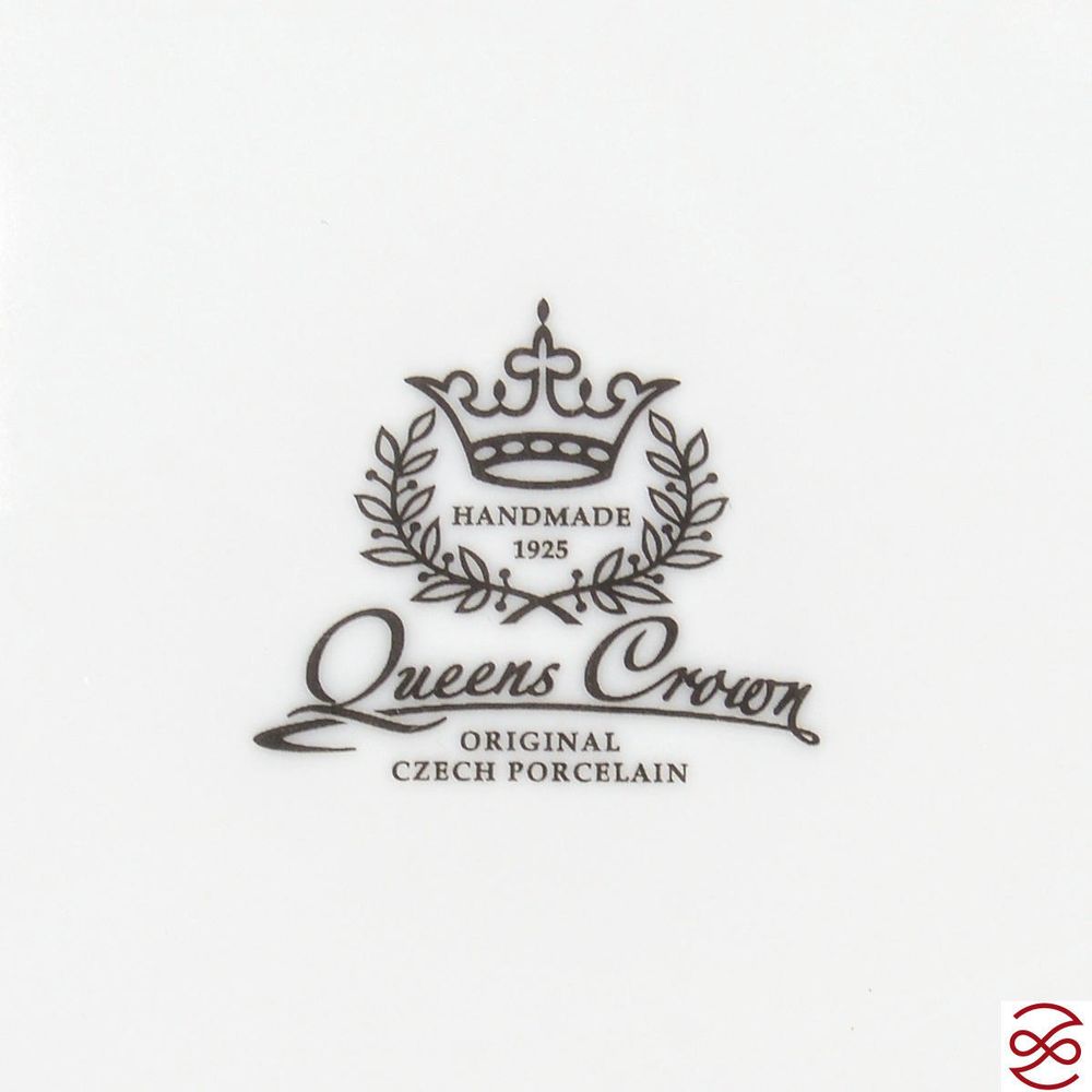 Конфетница Queen's Crown Золотая роза 22 см