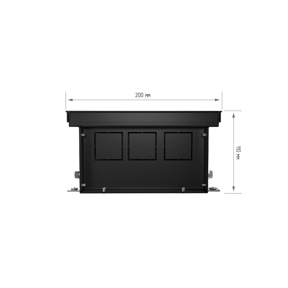 Конвектор внутрипольный Royal Thermo ATRIUM-110/200/1400-DG-U-DB