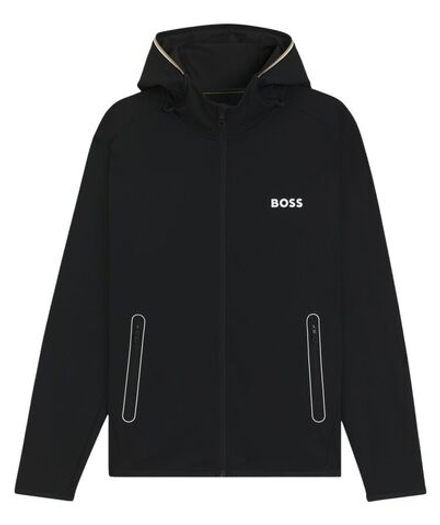 Мужская теннисная кофта BOSS Sicon TOC Zip-Up - black