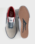 Кеды Manchester - White Suede Navy Perf (Q3-25)