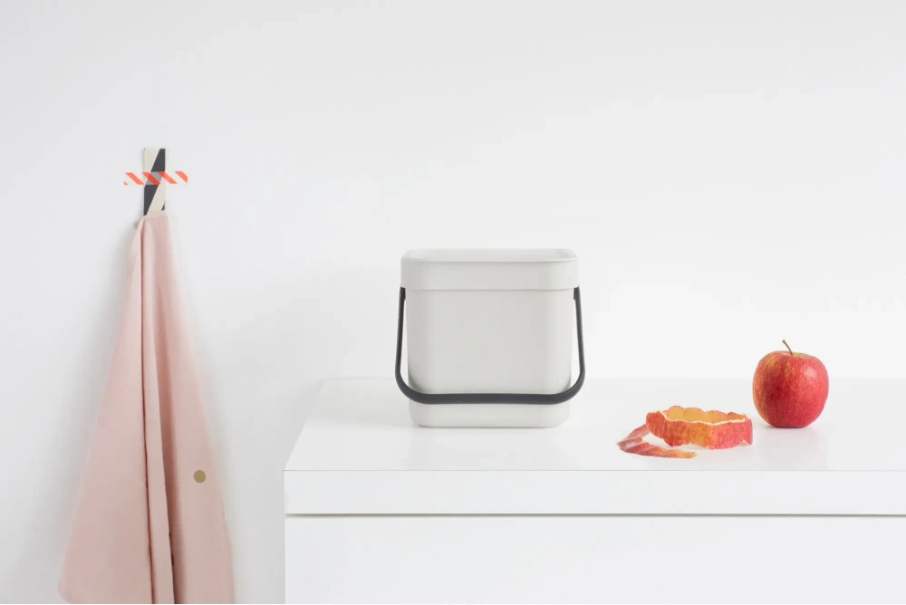 Brabantia Корзина для мусора Sort & Go 3 л Светло-серый