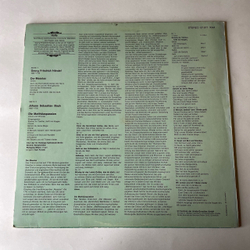 Винтажная виниловая пластинка LP Сборник Классической Музыки Handel Гендель, Bach Бах, Karl Forster Der Messias, Matthauspassion (Германия 1973)