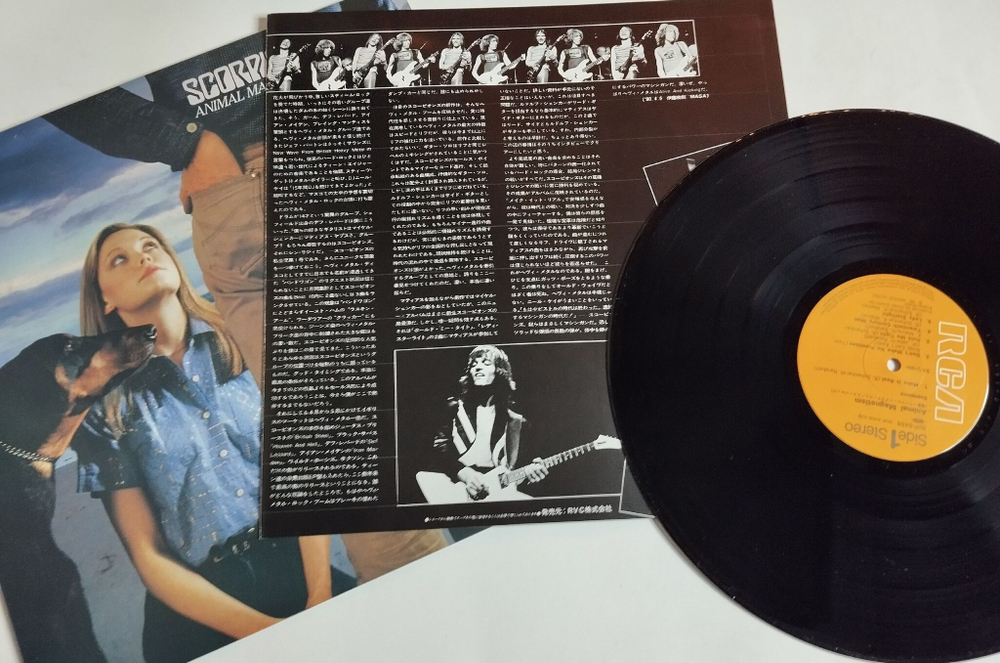 Винтажная виниловая пластинка LP Scorpions Animal Magnetism (Japan 1980) (No Obi)
