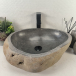 Раковина из речного камня RS-65581 55*44*15