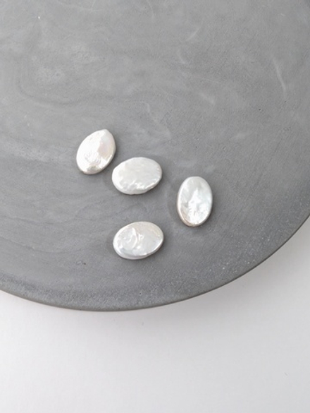 Жемчуг натуральный барочный 14*10мм, 1шт