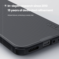 Чехол усиленный от Nillkin c встроенным магнитом для Xiaomi Poco F7, серия Super Frosted Shield Pro Magnetic Case