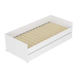 Кровать-трансформер с матрасом-трансформером Симпл КР-51, белый